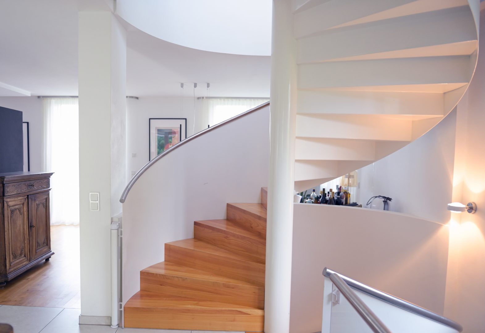 Detail der Treppenanlage