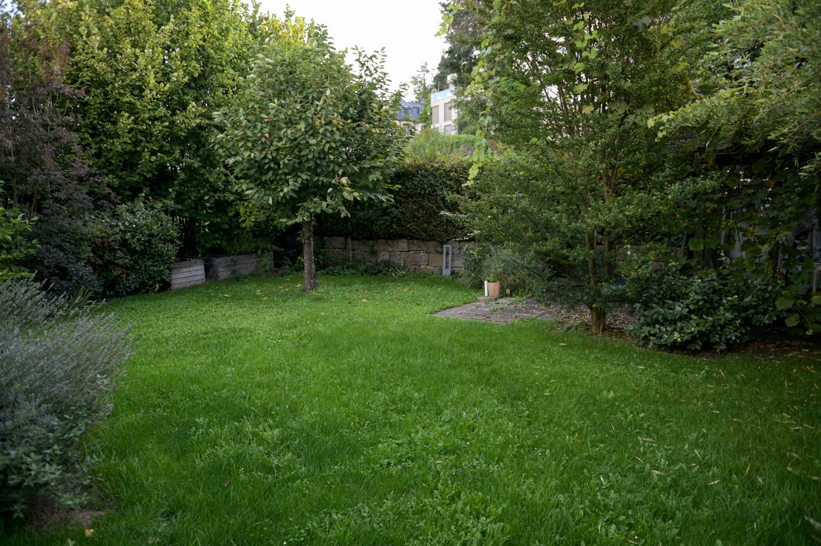 Gartenbereich mit hoher Privatsphäre