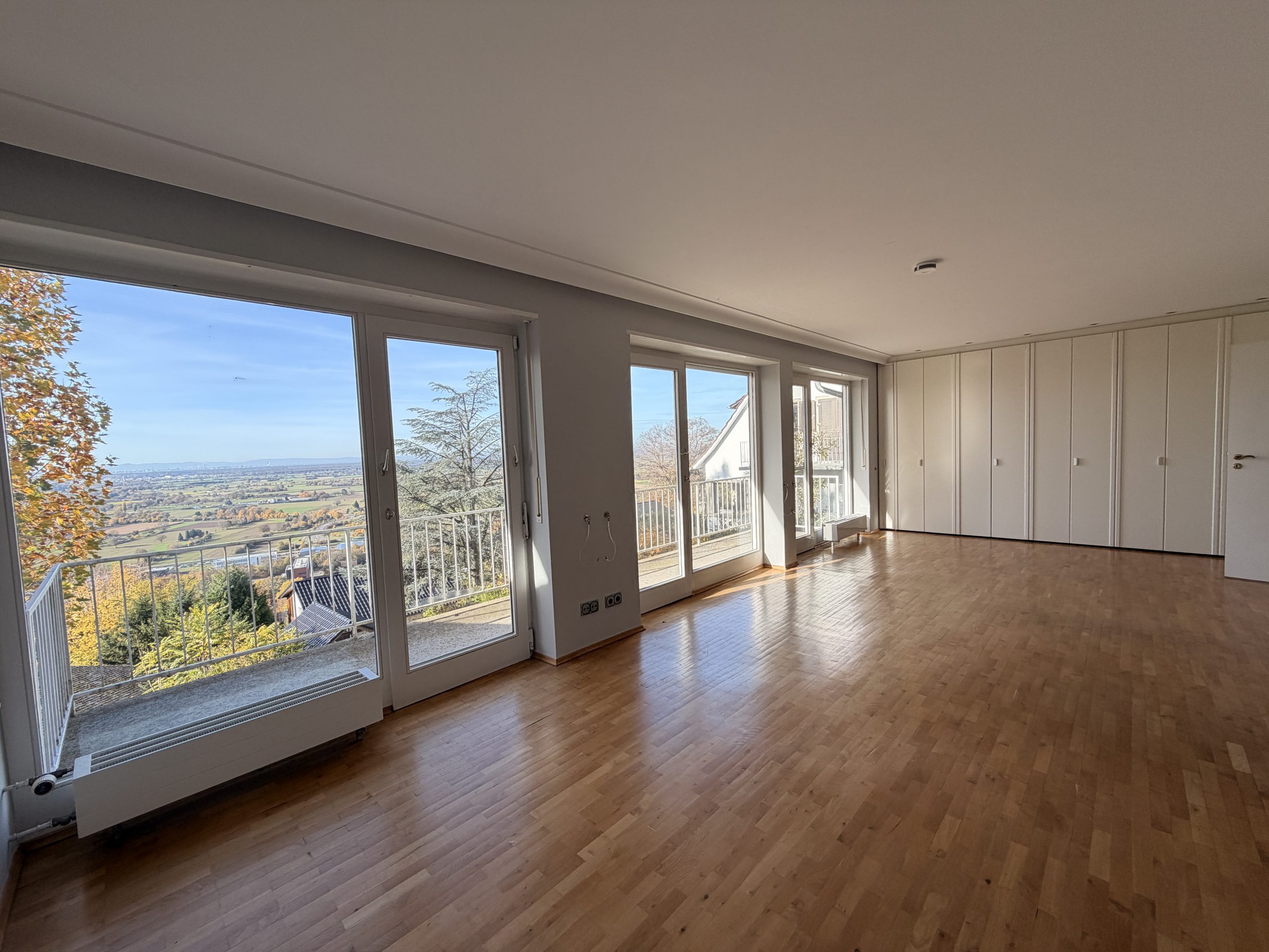 Schlafzimmer mit Blick