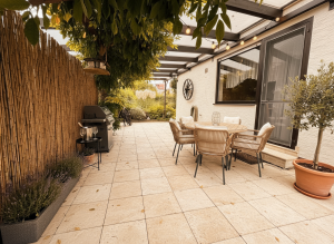 KI-Homestaging Terrasse