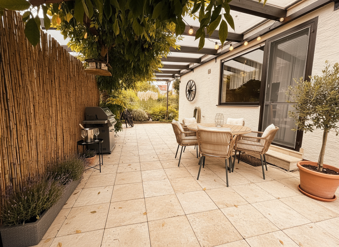 KI-Homestaging Terrasse
