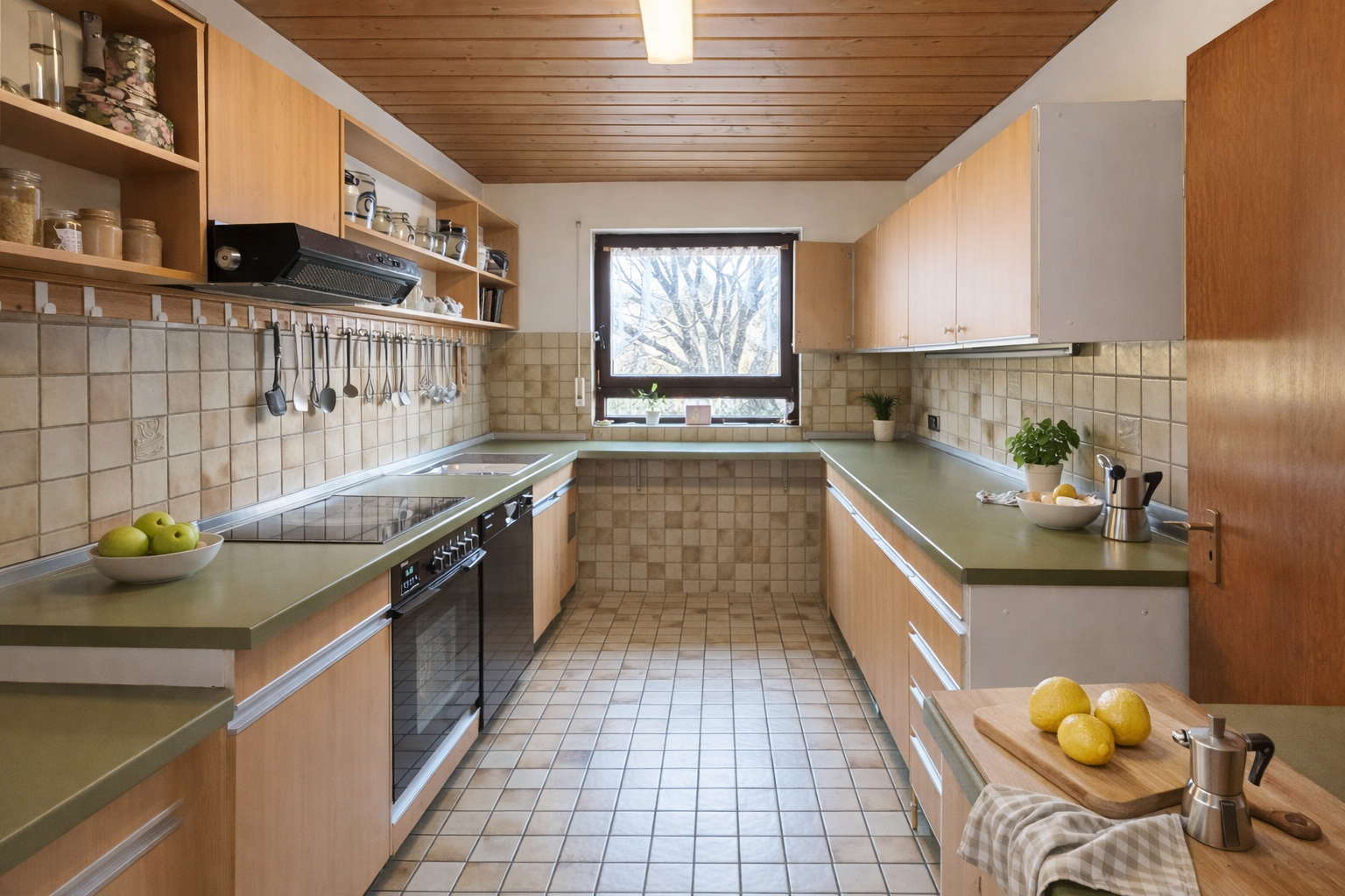 Küche mit Nebenraum