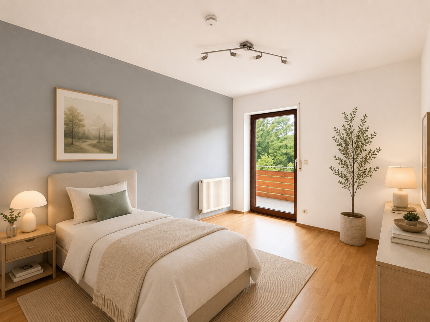 Visualisiertes Gästezimmer