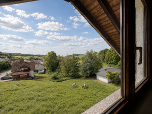 Ausblick ins Grüne
