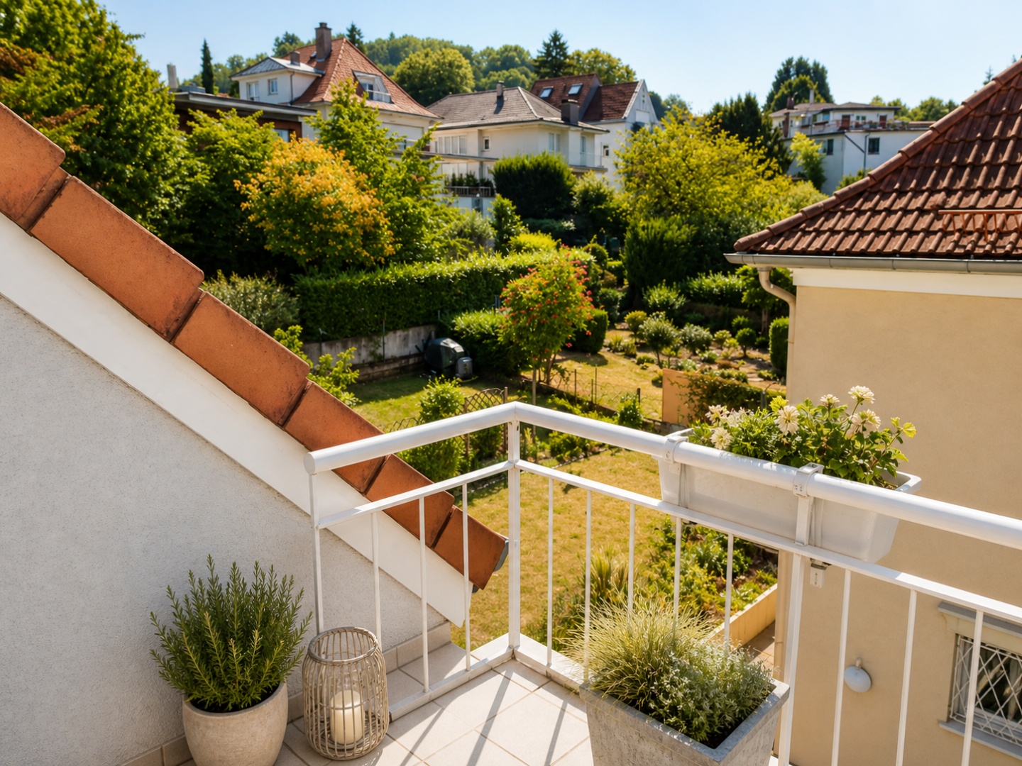 Ausblick Südbalkon