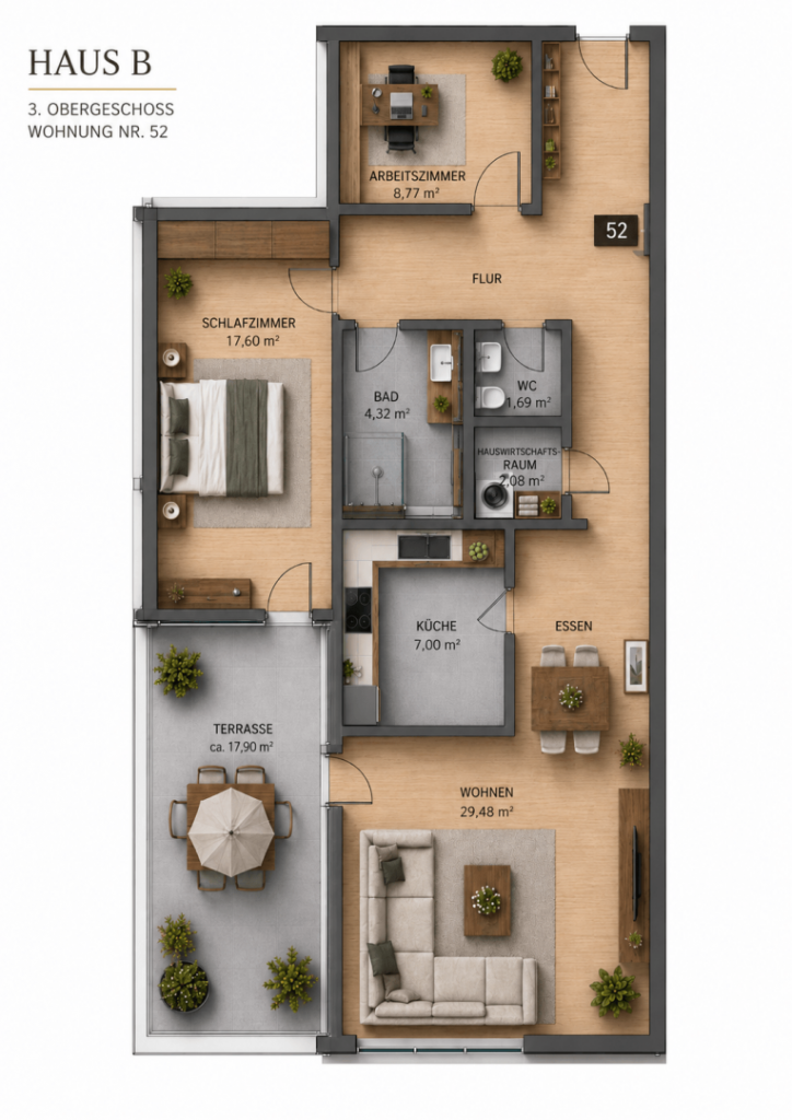 Grundriss Wohnung