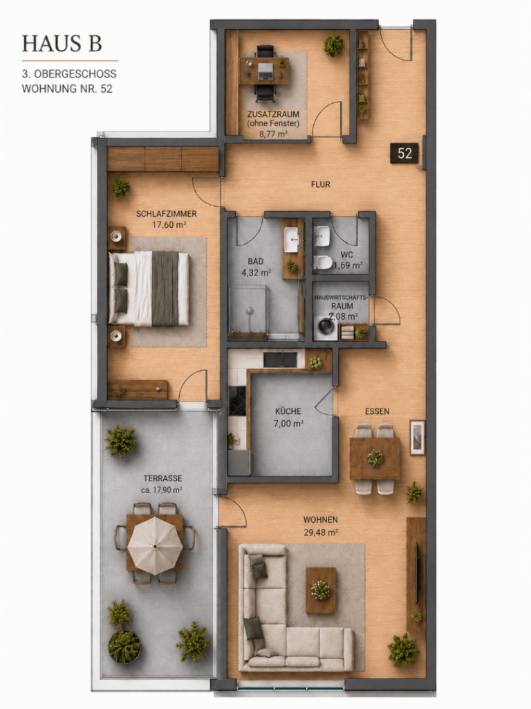 Grundriss Wohnung