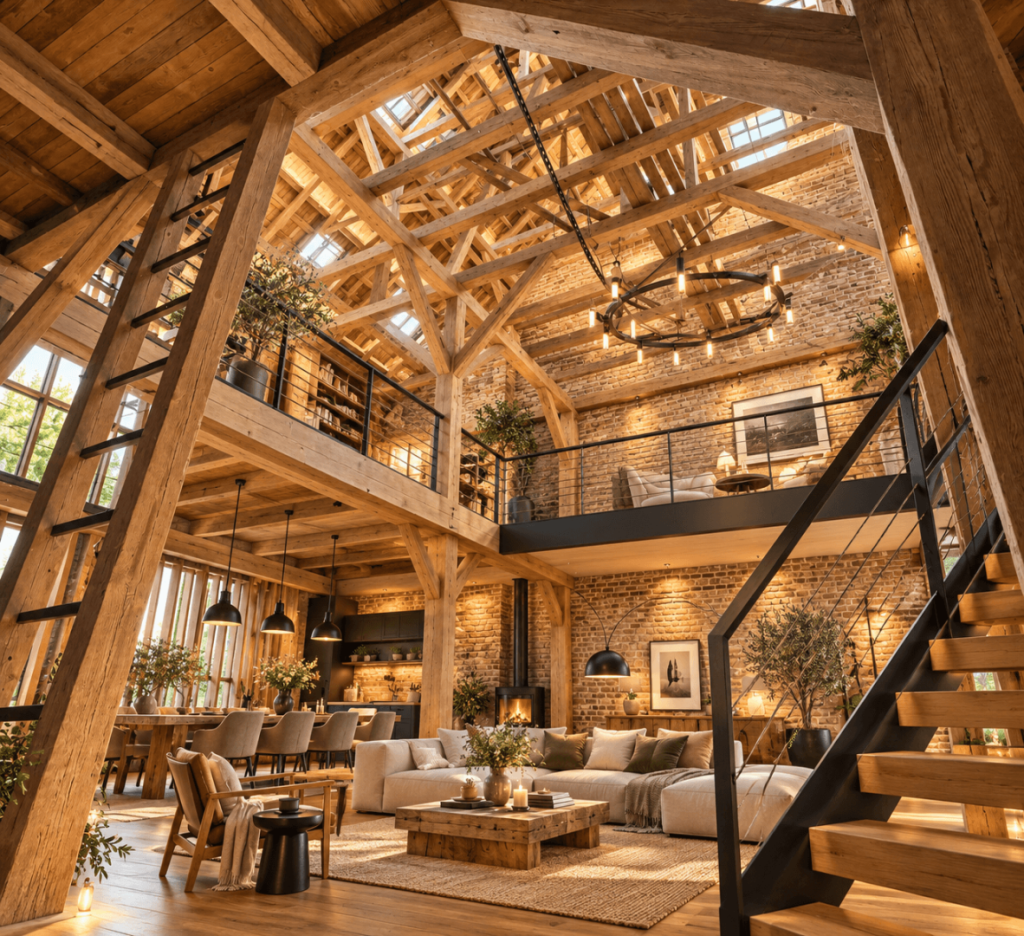 * KI-Idee: Scheune als Loft